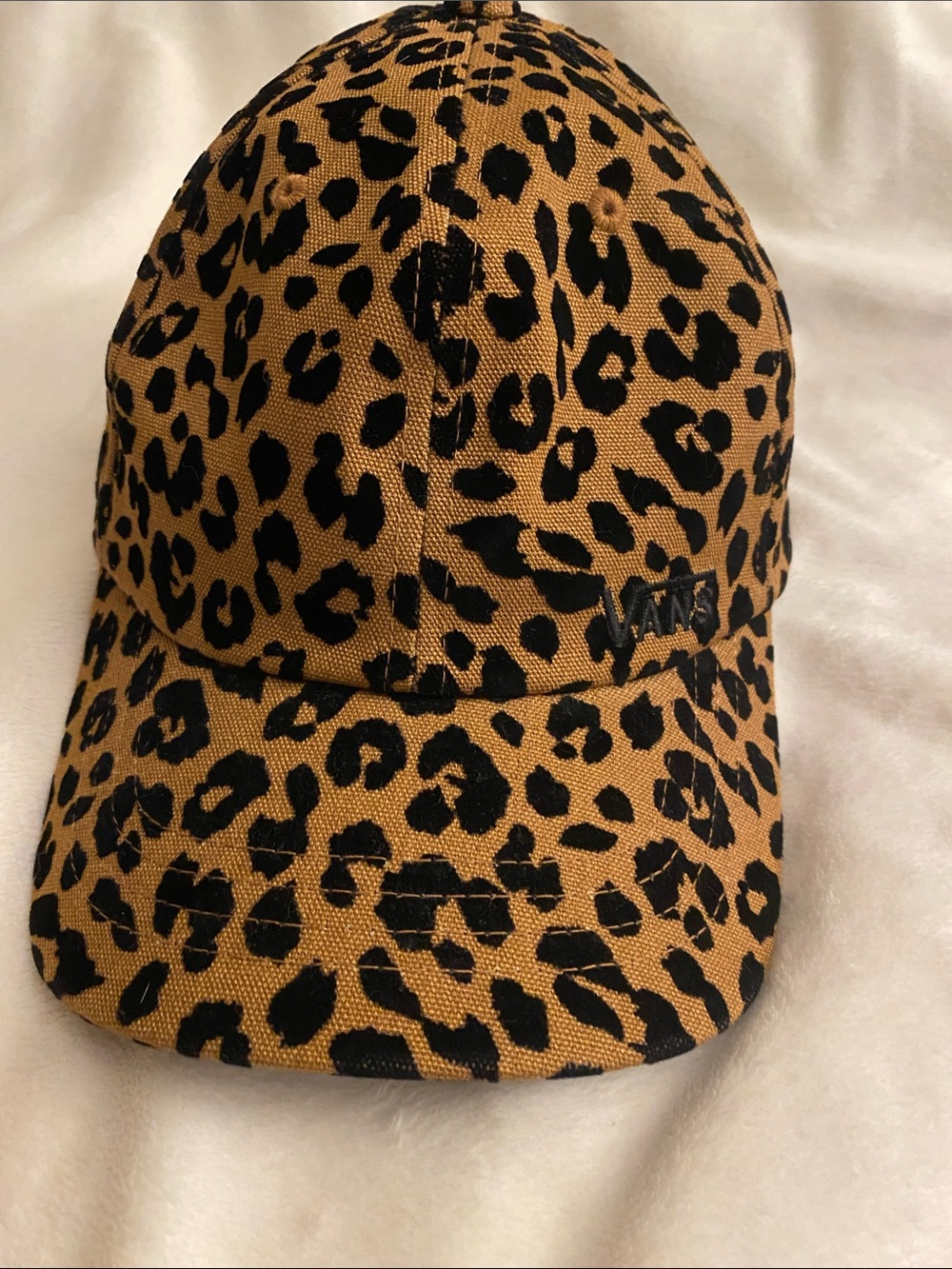 Vans Leopard-Print Baseball Cap - Black & brown